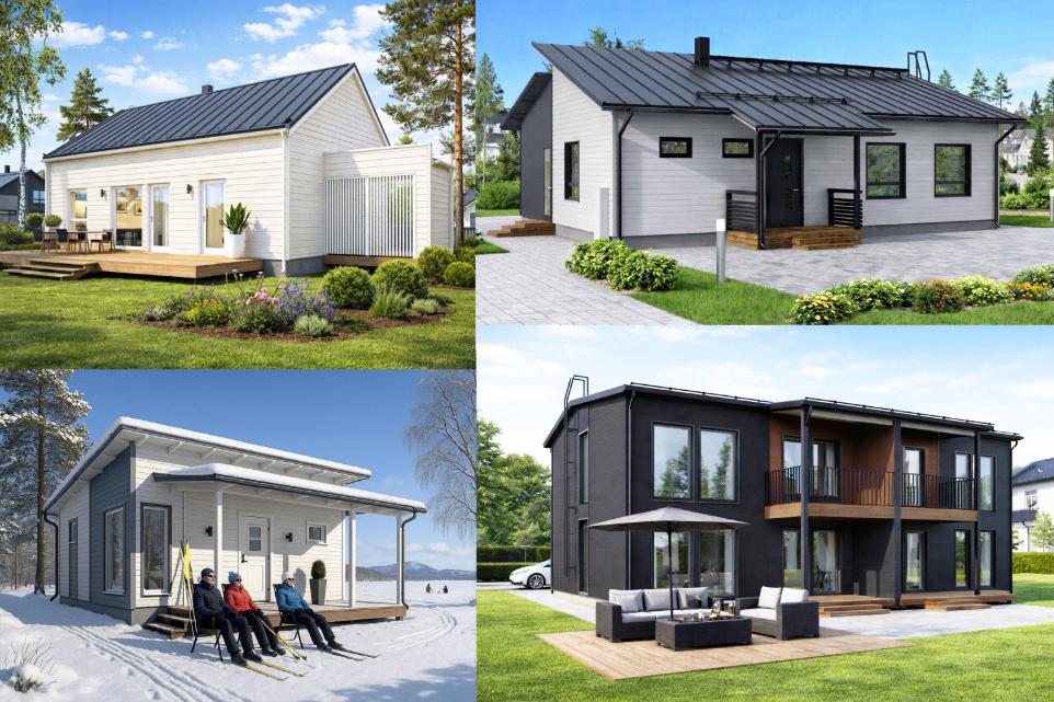 Omatalon mallit kuvakooste