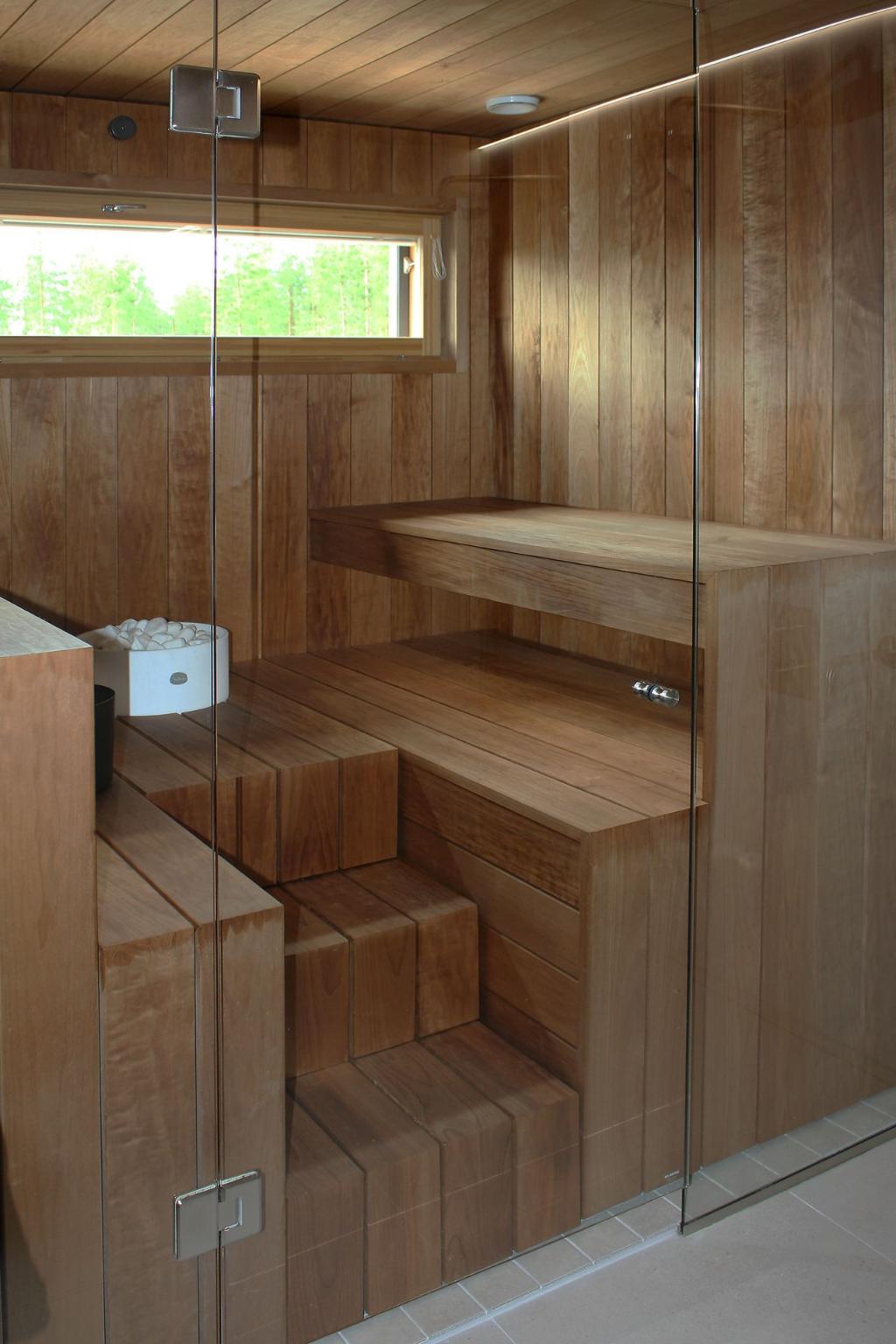 esittelyvalmis talo sauna