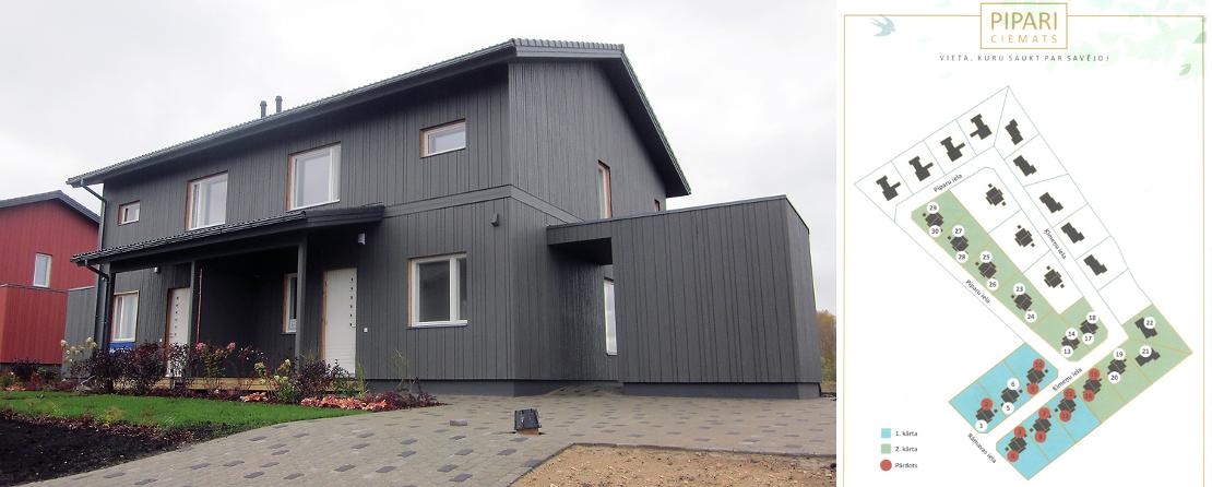 Omatalon vientireferenssikohde, Latvia, Pipari Ciemats..