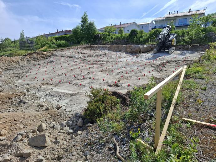 Porattu panostuskenttä