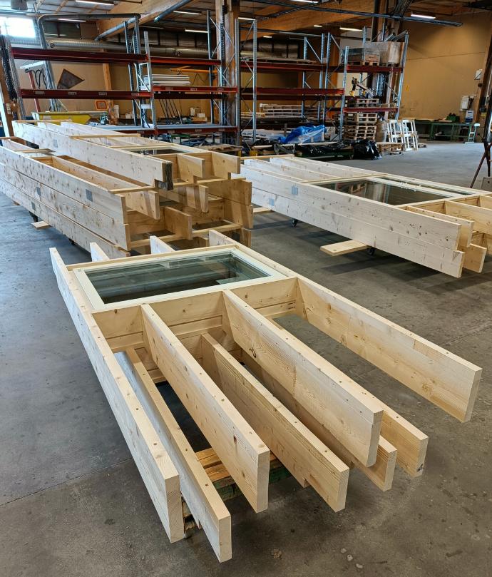 Omatalon elementtien valmistus