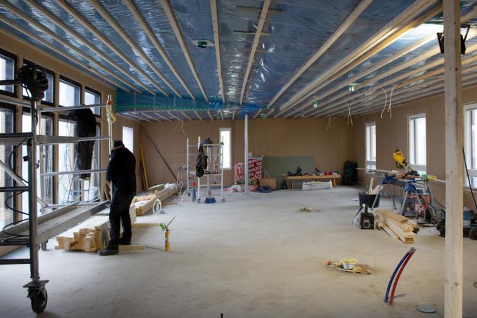 Sisätyövaihe aloitettu.