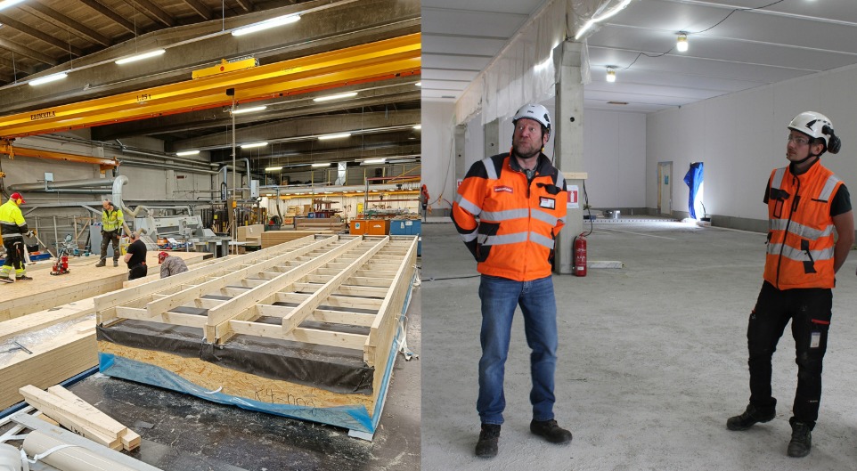 Sonkajärven s-market rakennusvaihe