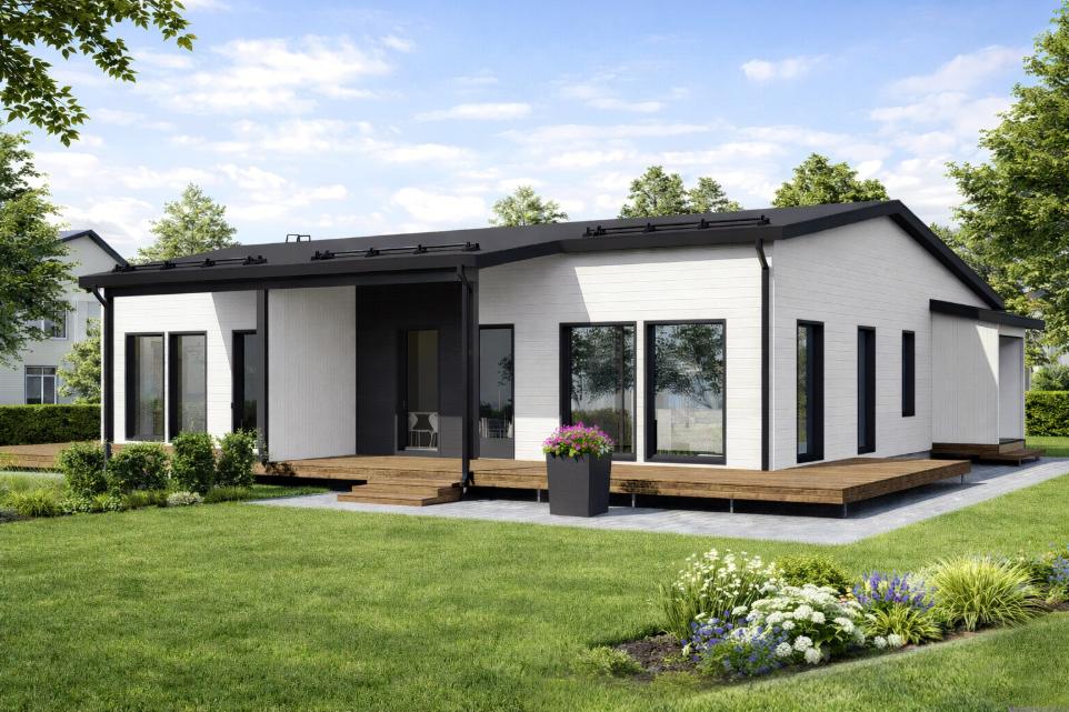 Omatalon 1-kerroksinen paritalo