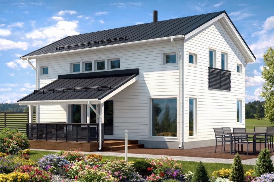 Omatalo 2-kerroksinen omakotitalo